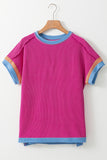 Pink Textured Top-Sandi's Styles