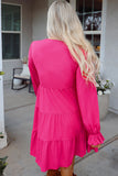 Pink Crochet Dress-Sandi's Styles