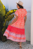 Coral Maxi Dress-Sandi's Styles