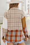 Rust Plaid Shacket-Sandi's Styles