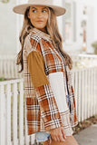 Rust Plaid Shacket-Sandi's Styles