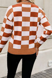 Fall Check Sweater