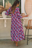 Abstract Midi Dress