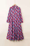 Abstract Midi Dress