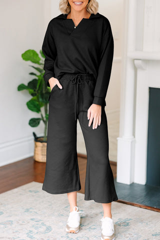 Black Textured Set