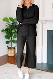 Black Textured Set