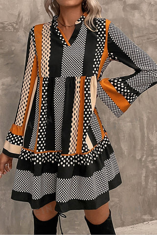 Black and Brown Stripe Dress-Sandi's Styles