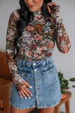 Sheer Floral Top-Sandi's Styles
