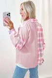 Pink Plaid Shacket