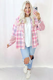 Pink Plaid Shacket