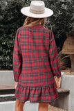 Red Plaid Dress