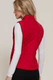 Red Quilted Vest-Sandi's Styles