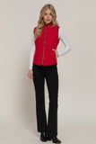 Red Quilted Vest-Sandi's Styles
