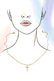 Gold Cross Necklace-Sandi's Styles