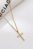Gold Cross Necklace-Sandi's Styles