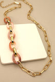 All About It Peach Necklace-Sandi's Styles